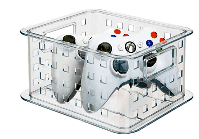 mDesign Storage Bin Baskets